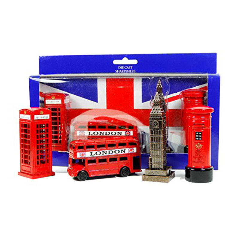 Pack of 4 London's Best selling Souvenirs Sharpeners and Models By Awnhill