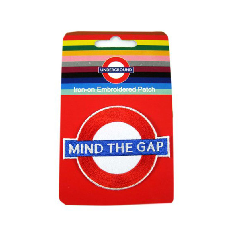 Mind The Gap (London Underground) iron-on cloth patch (ba)