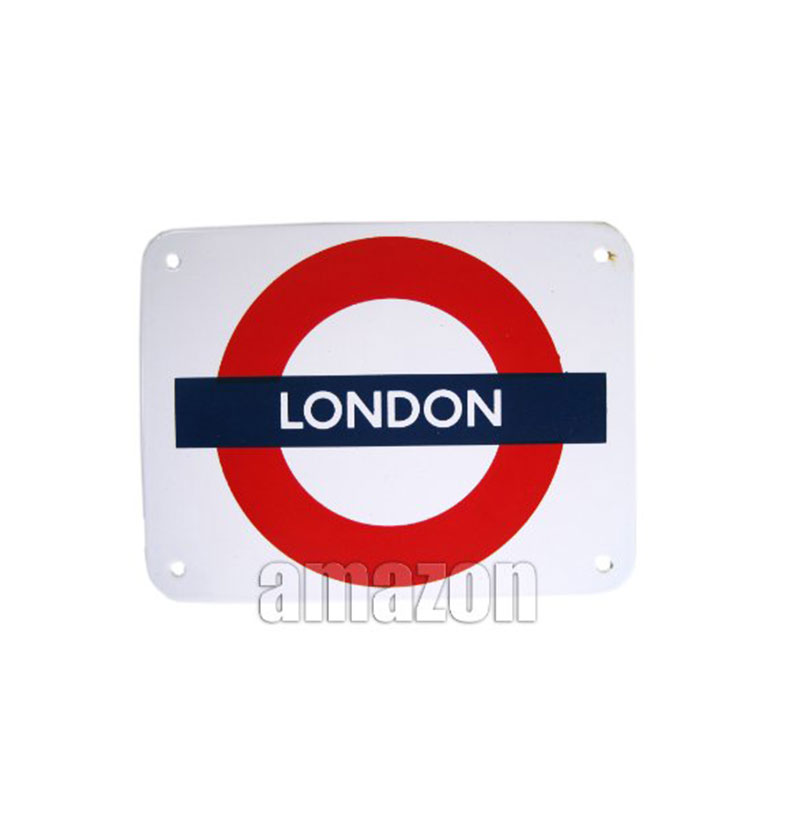 LONDON Roundel Metal Sign (Screw Plate), Transport for London Collectable Souvenir ? 1571A