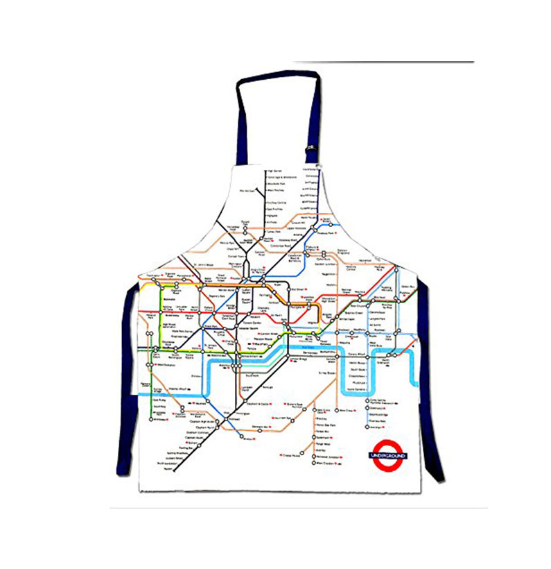 London Underground Tube Map Printed cloth Apron