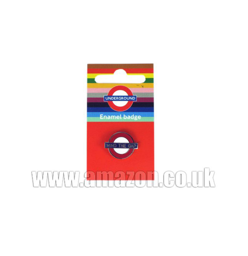 Enamel Pin Badge "MIND THE GAP" Roundel, Transport for London Souvenir ? 1361A