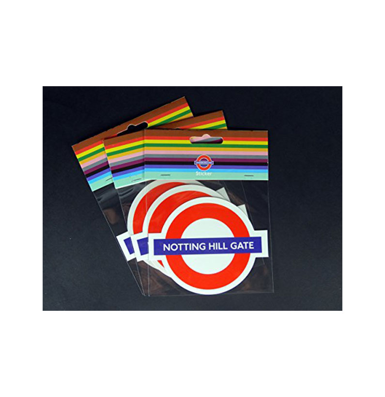 Notting Hill Gate Roundel Stickers (Pack of 3), Transport for London Souvenir