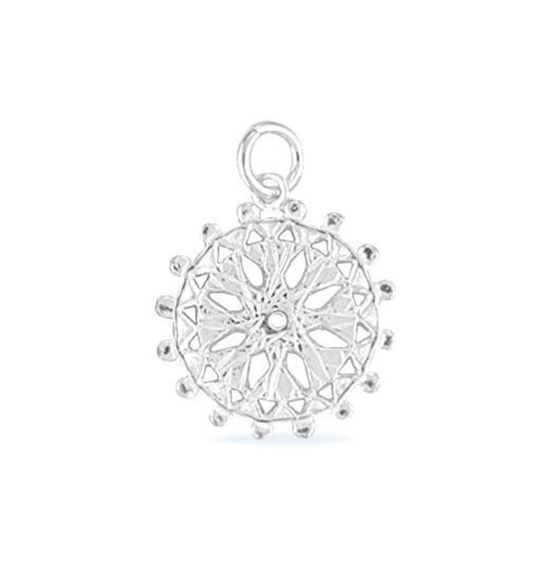 London Souvenir Charm - Large Stirling Silver London Eye Charm