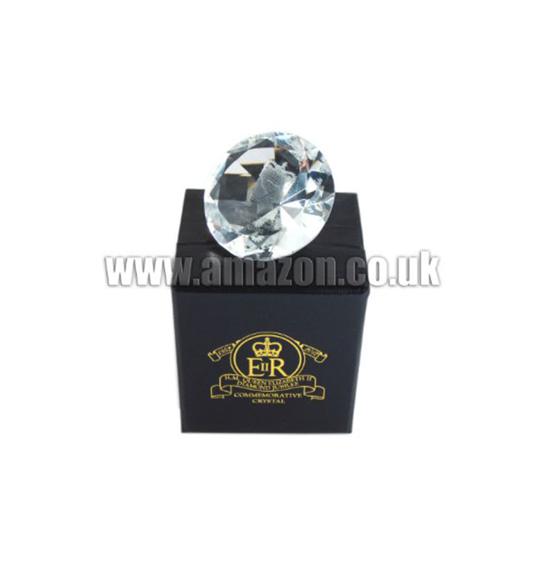 H M Queen Elizabeth II Diamond Jubilee Commemorative Crystal