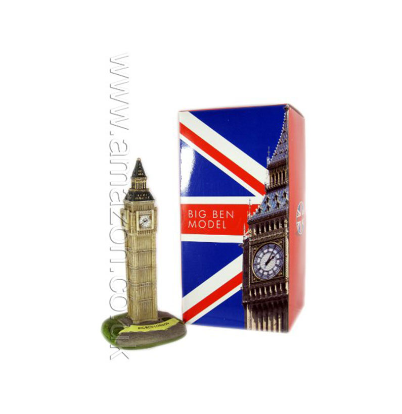 Figurine Big Ben Model, Collectable Souvenir of Very Famous Landmark of London (Approx 13 cm) - 64510