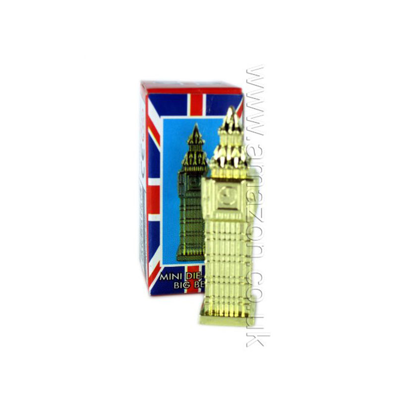 London Souvenir Mini Die Cast Metal Figurine- London (Gilt) Big Ben