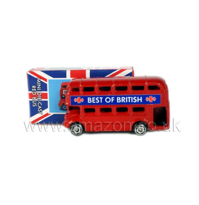 London Souvenir Mini Die Cast Metal Figurine- London Red Double Decker Bus
