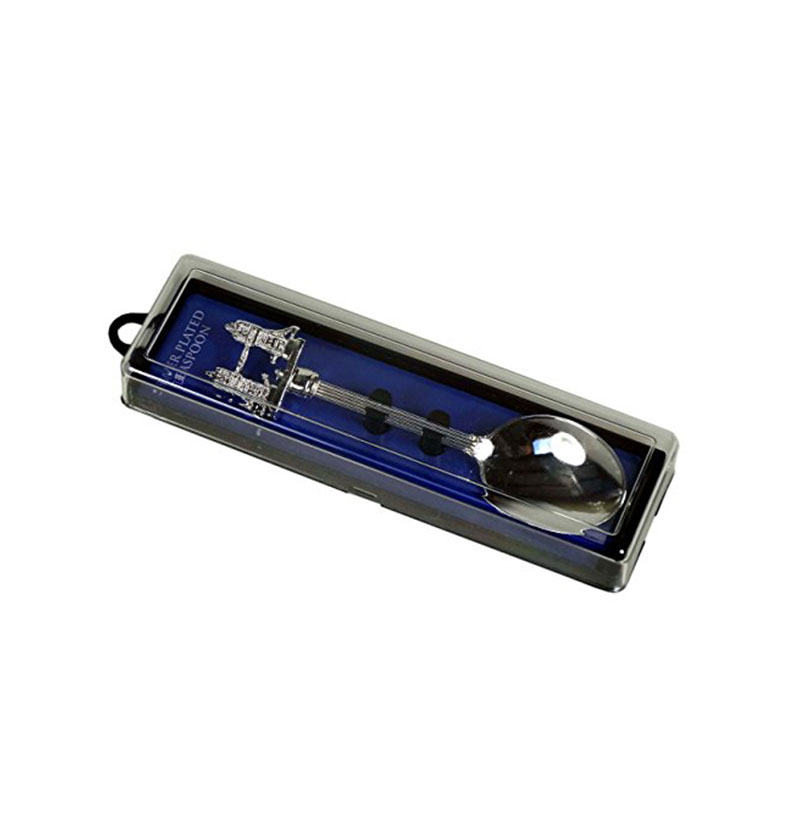 Model Top Silver Plated Collectors Tea Spoon - London Tower Bridge