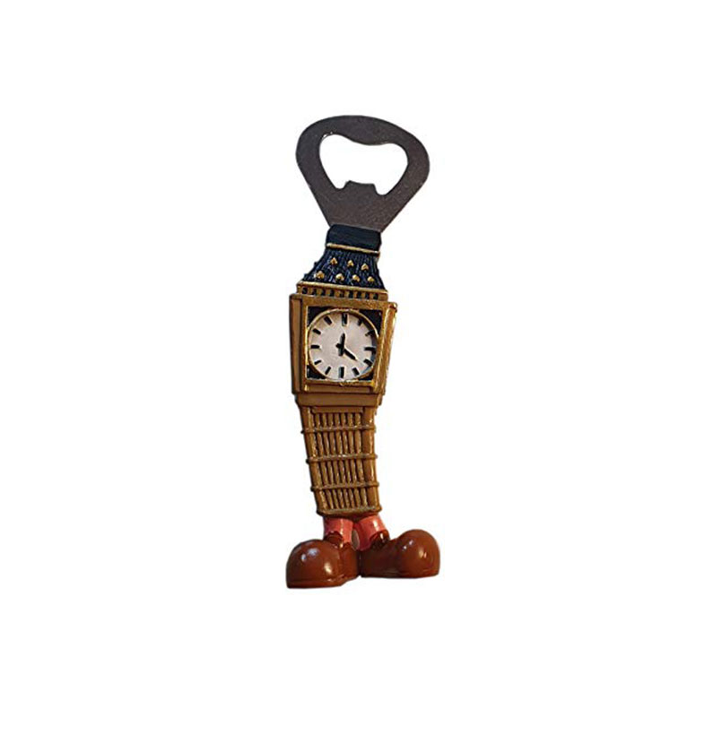 Bottle Opener - Bendy Big Ben, London Collectable Bottle Opener in the shape of Famous Landmark Big Ben