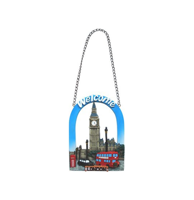 London Souvenir Decorative Chain, Big Ben, Detailing Big Ben with Houses of Parliament