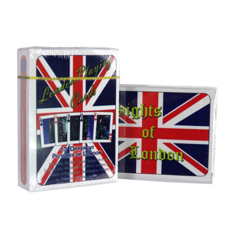 Playing Cards (Pack of 2)- Sights of London, 13 Different Scenes Printed Playing Cards - 2351
