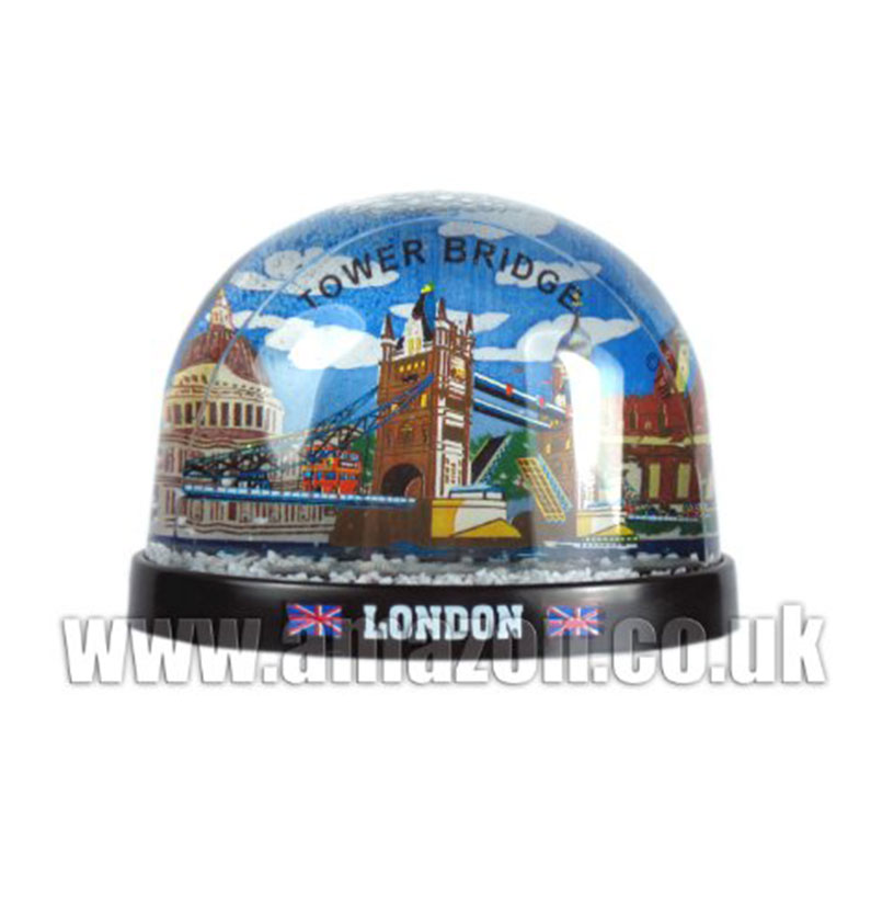 London Souvenir Large Water/ Snow Globe - Tower Bridge