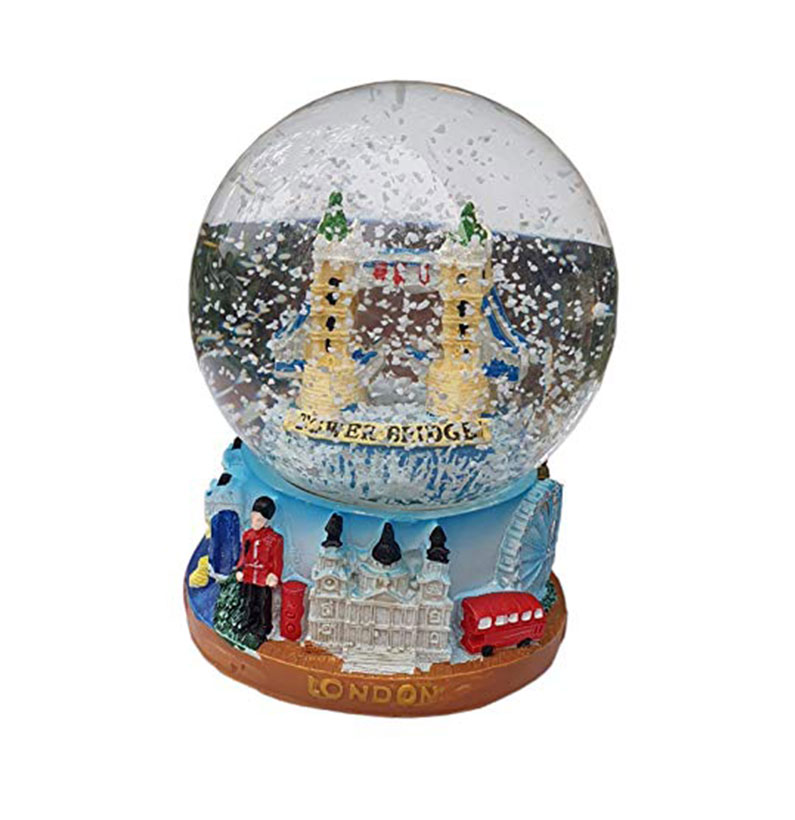 Snow Globes Large Detailing Tower Bridge, London Collectable Souvenir
