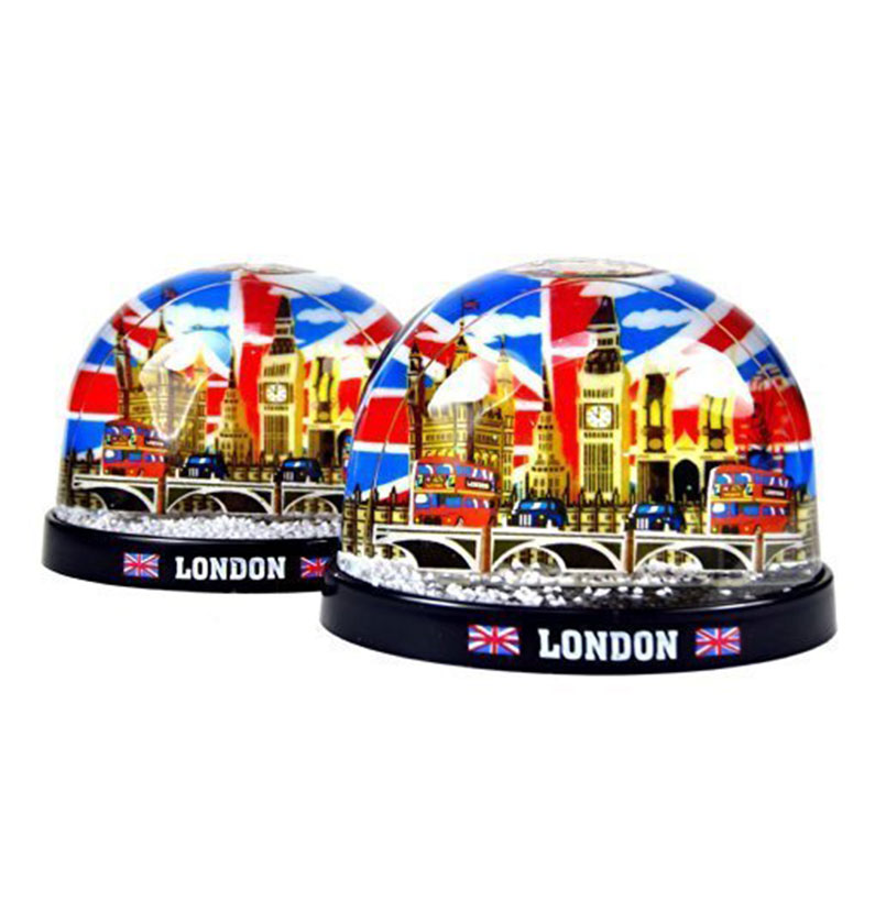 Snowstorms (Water Globes) Pack of 2 - London Houses of Parliament, Collectible Souvenir - 1081